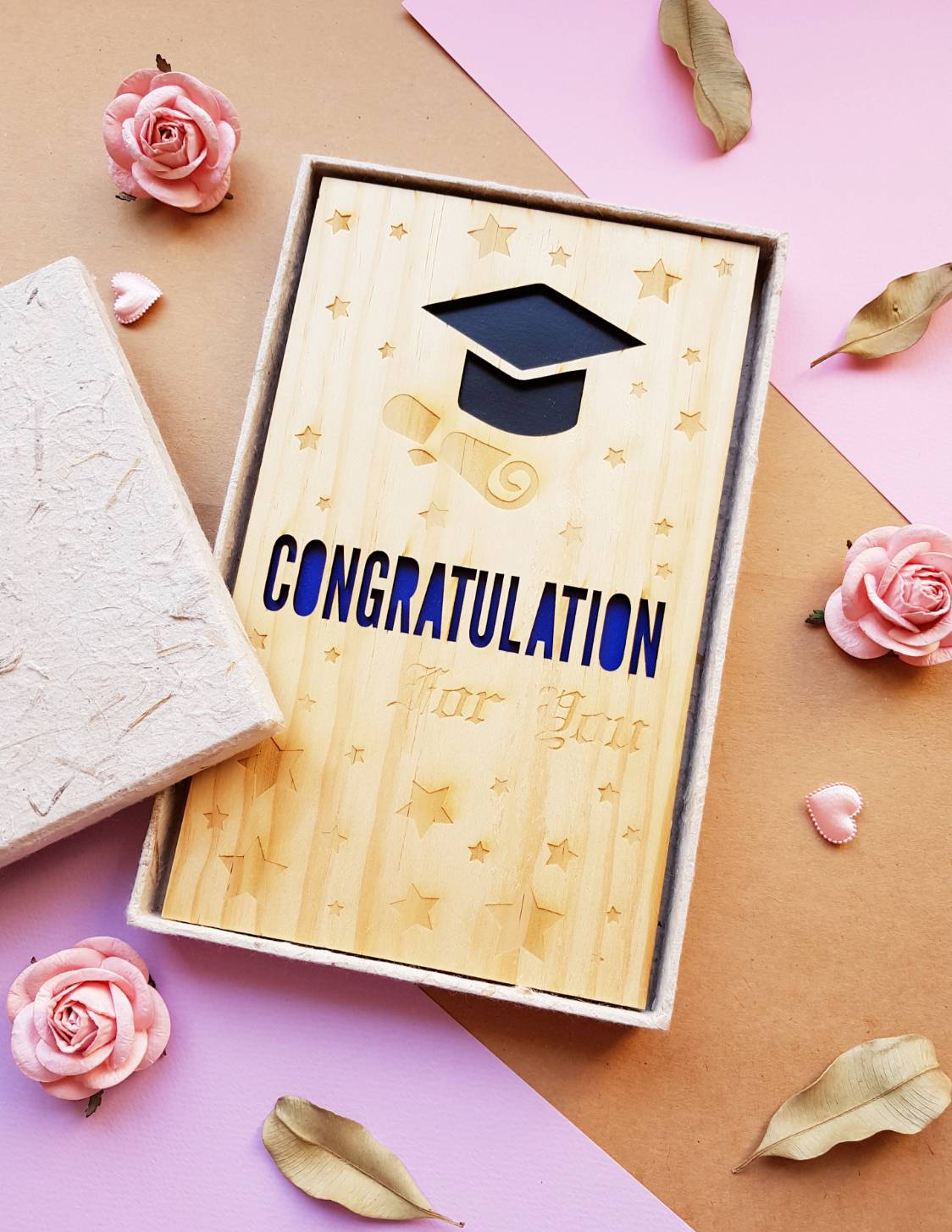 อัลบัมรูปปกไม้ ของขวัญสุดเท่