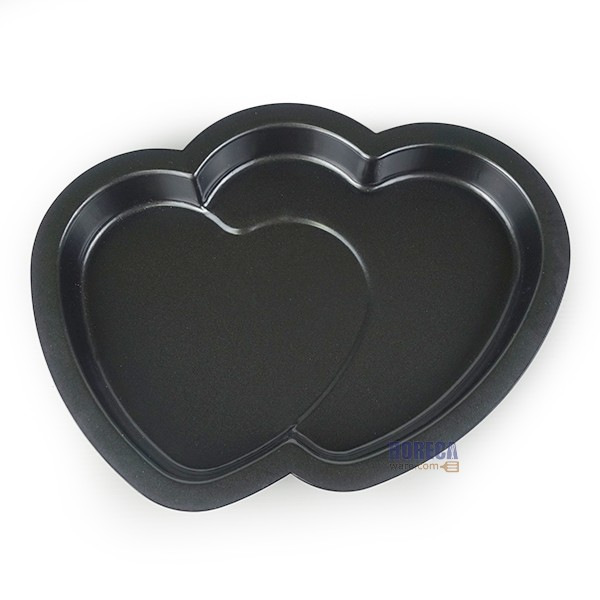 Double heart cake tray, CPK brand
