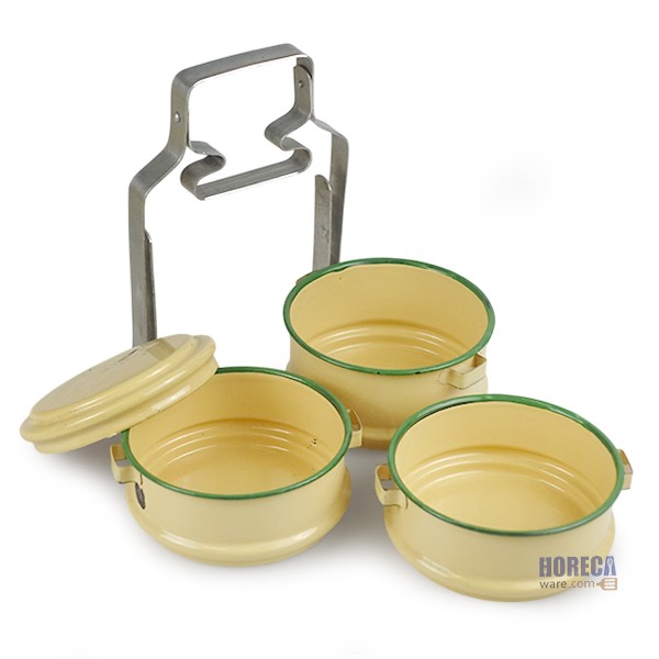 ปิ่นโตเคลือบ 12/3 กระต่าย