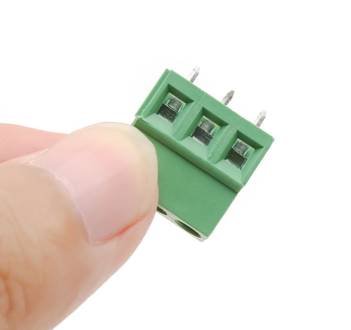 KF128-3P 5mm. Connector 3pin 300V 10A pcb Screw Universal Terminal block