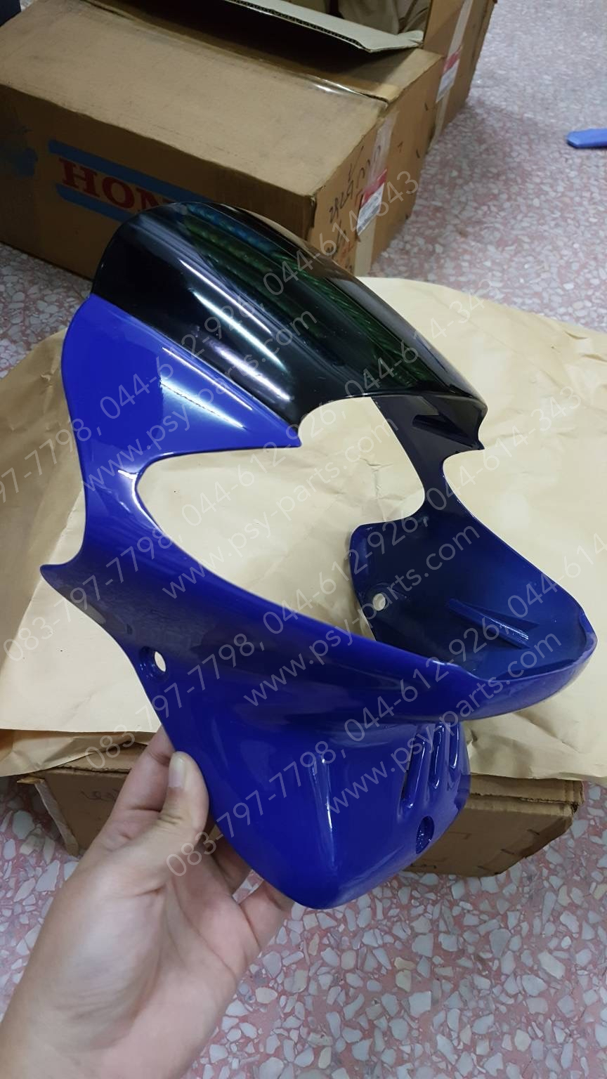 หน้ากากไฟหน้า TENA แท้ๆ สีฟ้า 61301-KAN-940ZA