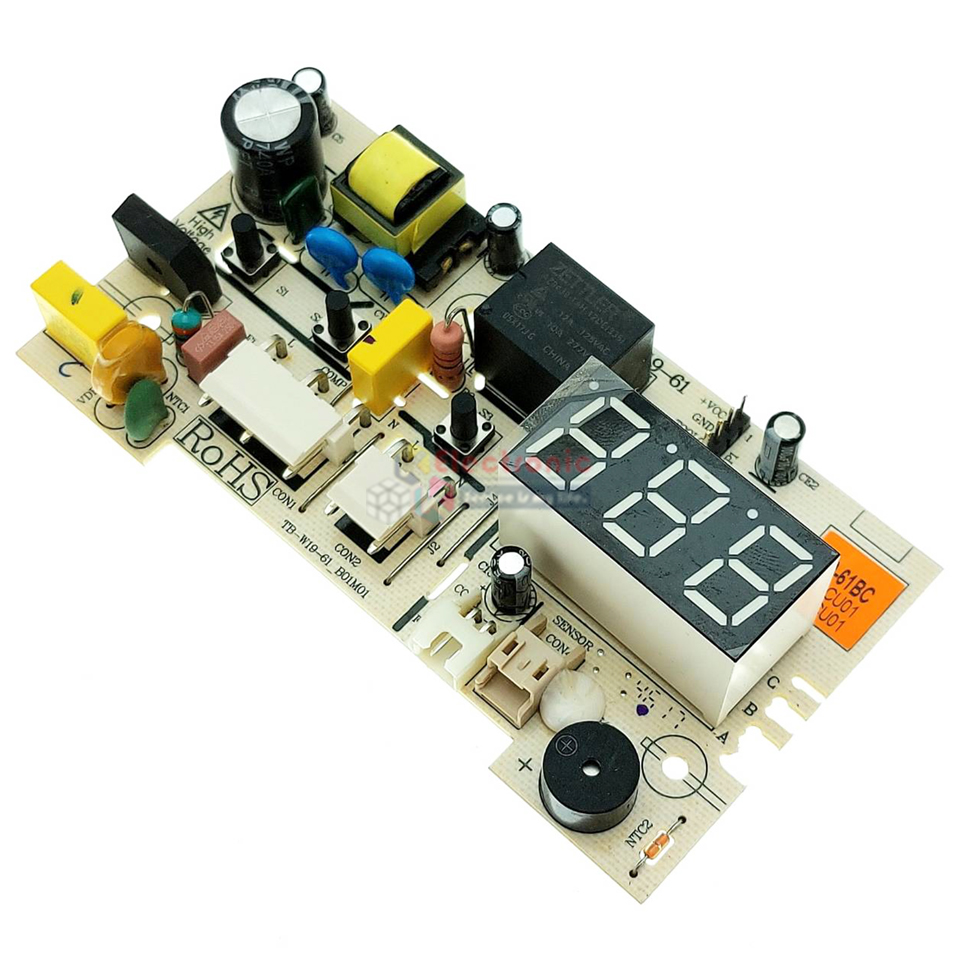 แผงบอร์ดควบคุมตู้แช่Sanden Intercool-(ซันเดนท์ อินเตอร์คูล)สำหรับรุ่น SSH-0205/SSH-0265/SSH-0355*อะไหล่ใหม่แท้บริษัท