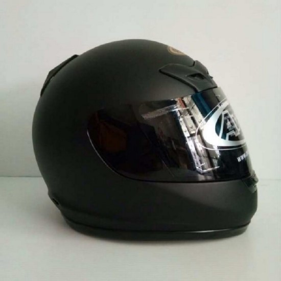 AVEX หมวกกันน็อคเต็มใบ ราคาถูก รุ่น DX ล้วน สีดำด้าน แว่นดำ