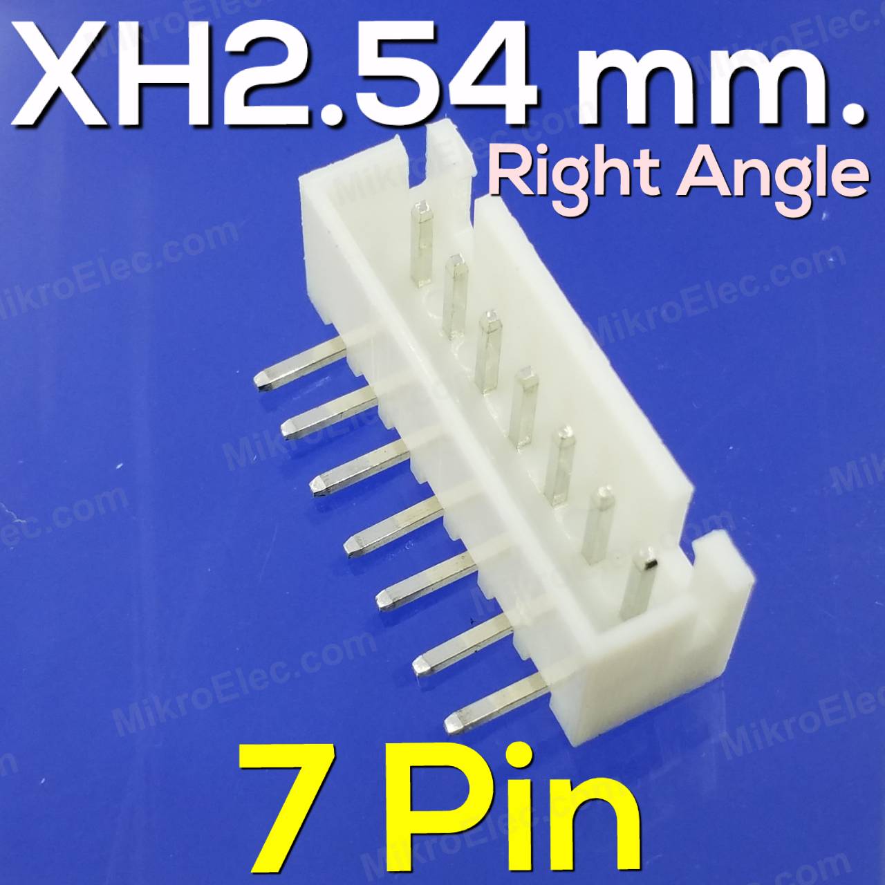 JST XH2.54 ขางอ 7ขา connector 7Pin Pitch 2.5mm Right Angle Terminal Male Plug socket PCB ขั้วต่อคอนเน็กเตอร์ ตัวผู้