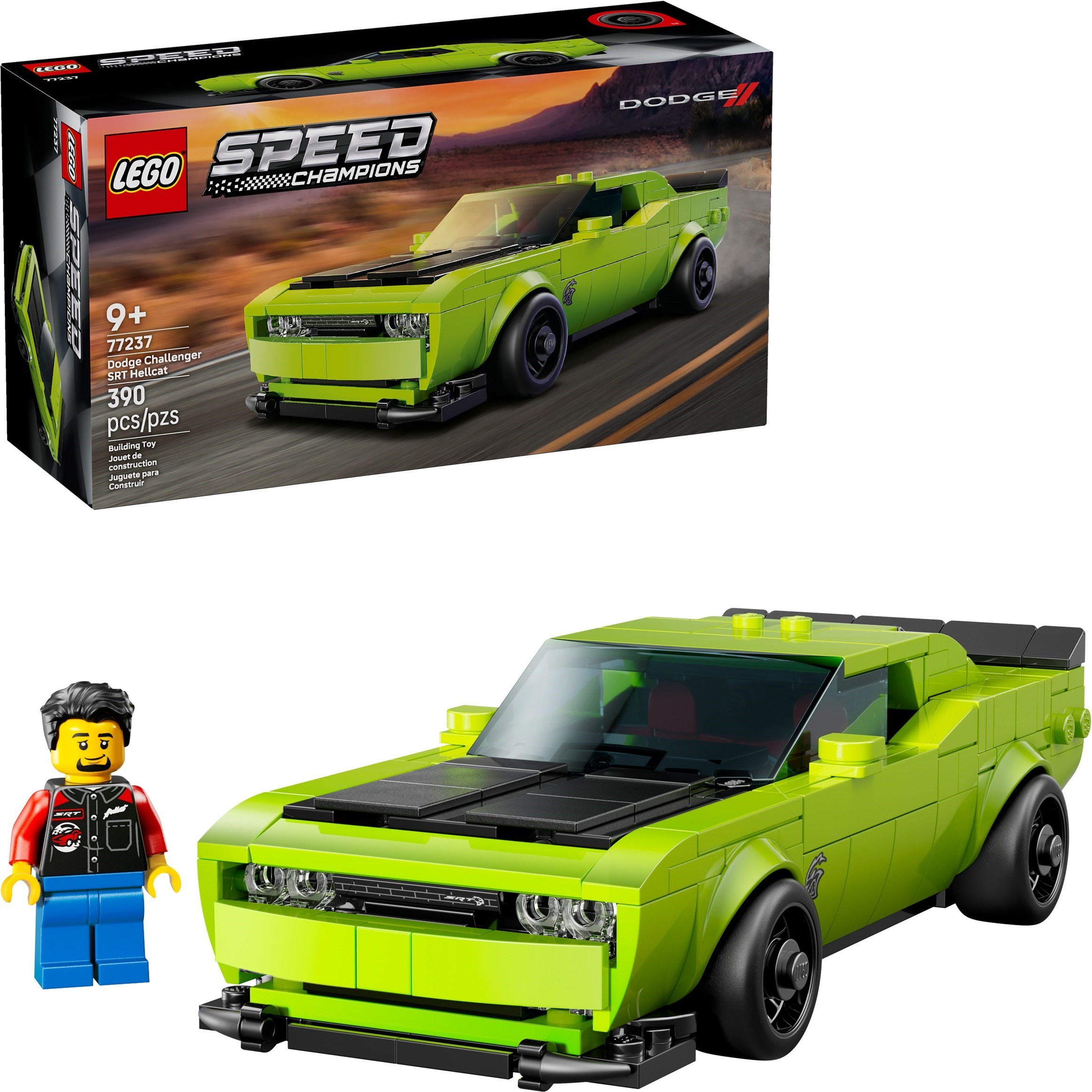 LEGO Speed Champions เลโก้ 77237 Dodge Challenger SRT Hellca
