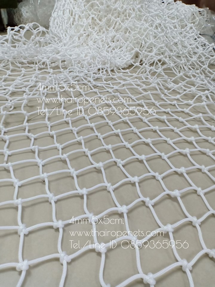 ตาข่ายบ่อบอลเด็ก ตาข่ายกันเด็กตก ตาข่ายฮาร์เบอร์แลนด์ ตาข่ายเชือกนิ่ม ขนาดตามสั่ง