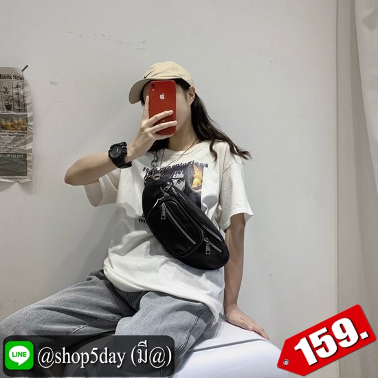 ♨️ กระเป๋าแฟชั่น คาดอก-คาดเอว หนัง PU OK ⚡️