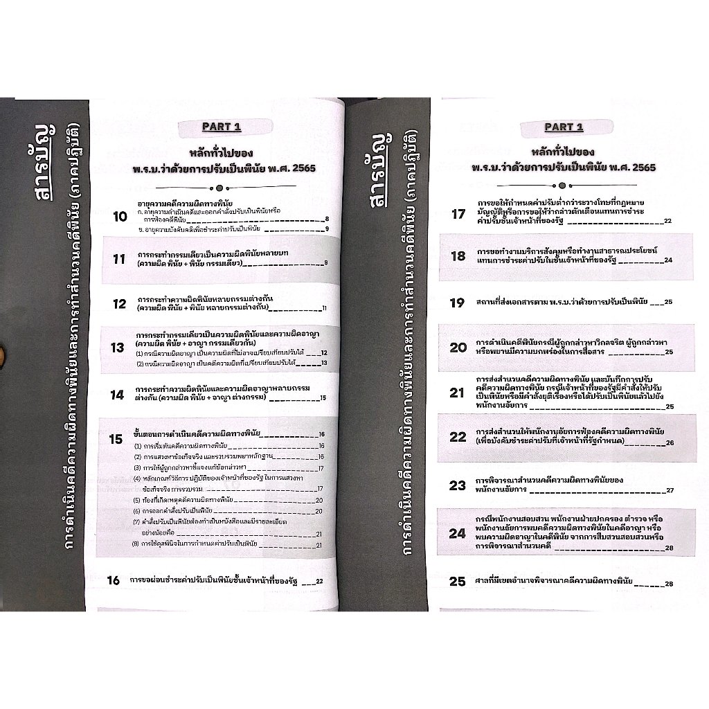 (ตำหนิ)การดำเนินคดีความผิดทางพินัย และ การทำสำนวนคดีพินัย (ภาคปฏิบัติ)/พ.ต.ต.ดร.สันติ ผิวทองคำ/พิมพ์ : 2568 (ครั้งที่1)