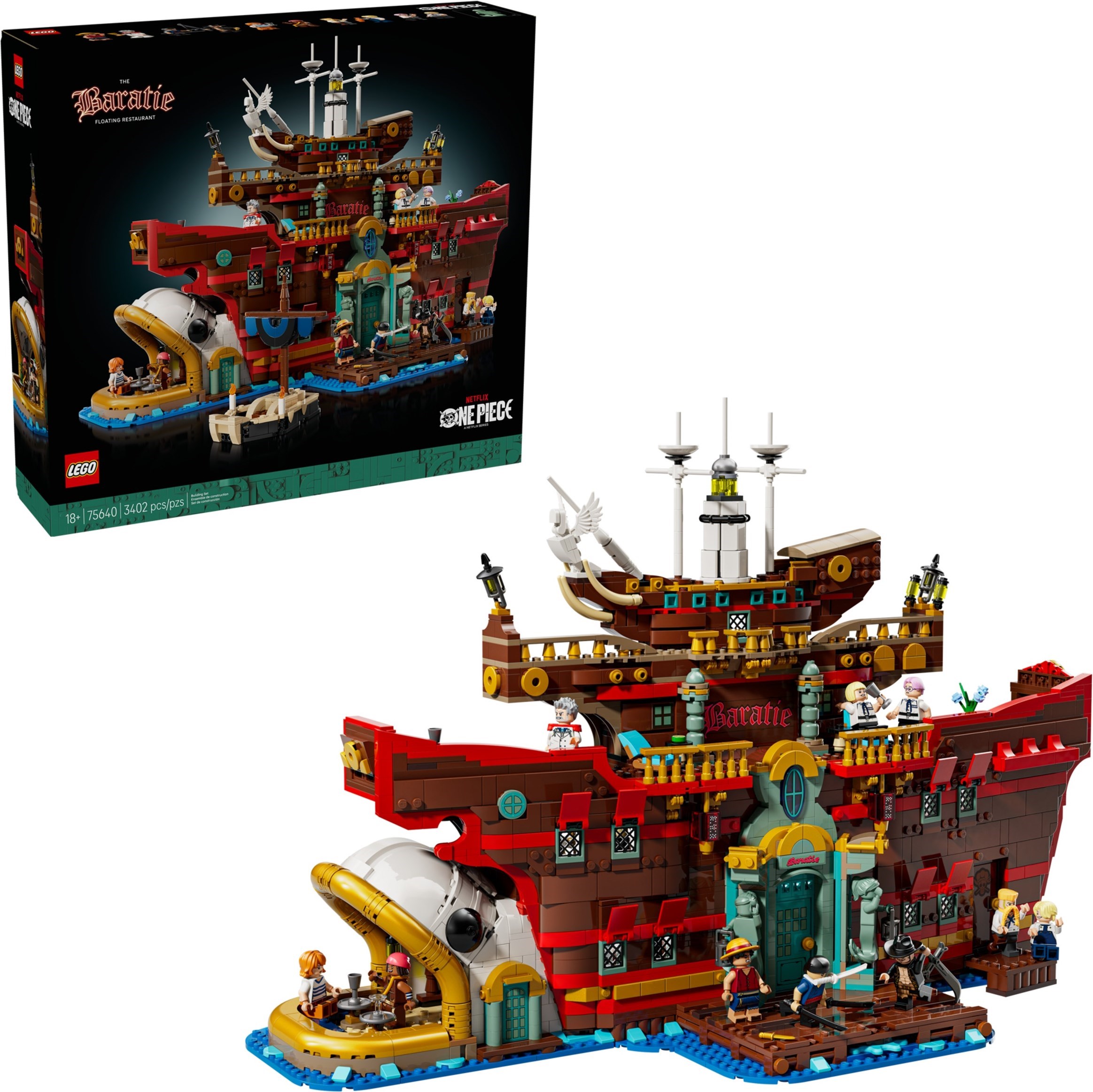 LEGO One Piece เลโก้ 75640 The Baratie Floating Restaurant