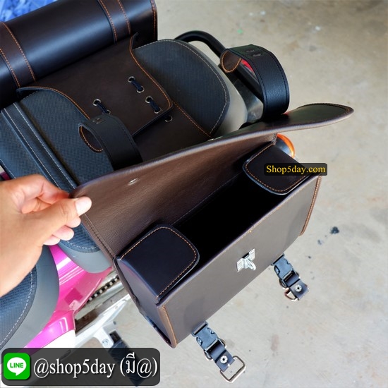 🔥 กระเป๋ารถมอเตอร์ไซค์ วินเทจ-คลาสสิค ✌️ มีสีดำ และ น้ำตาลไหม้