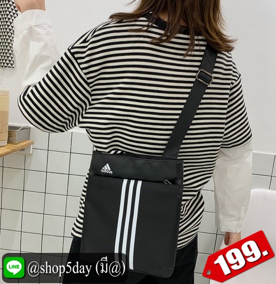 ♨️ Adidas กระเป๋าสะพายข้าง ใบใหญ่งานสวย ♨️