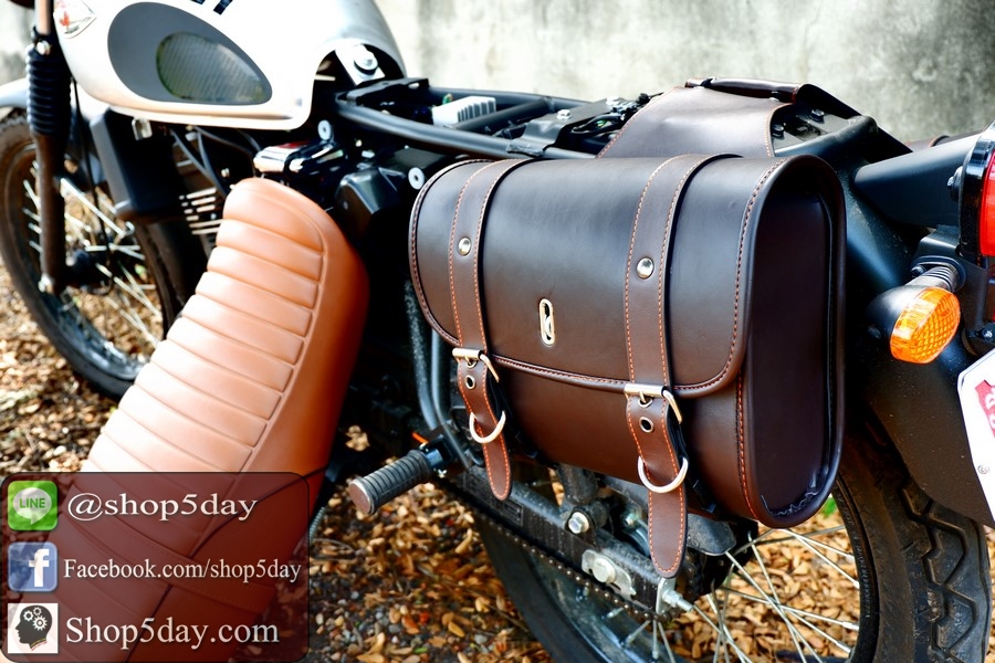 🔥กระเป๋าข้างมอไซค์ วินเทจ คลาสสิค