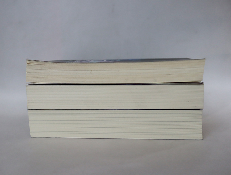 นิยายชุด มหาสงครามสองพิภพ ( หญิงสาวและเถ้าแห่งกำยาน, ทิวาแห่งเลือดและดวงดาว, นิมิตแห่งเทวาและอสูร )