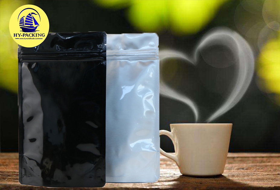 ถุงอลูมิเนียมฟอยล์ ทึบสองด้าน มีซิปล็อค ก้นตั้งได้(ระดับพรีเมี่ยม)