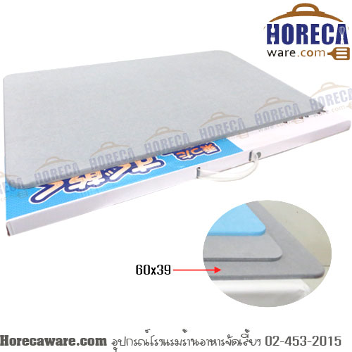 แผ่นหินเช็คเท้า(เทา) 60*39 ซม. โฟโฟ้ [ff-ht16039g]