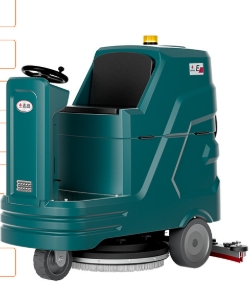 เครื่องขัดพื้นแบบนั่งขับโรงงานผลิตรถถูพื้นแบตเตอรี่เชิงพาณิชย์ข้ามพรมแดน โรงงานอุตสาหกรรม เครื่องขัดพื้นเชิงพาณิชย์