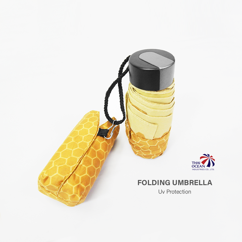 Leo ร่มพับ 6 ตอน เล็กพิเศษ ขนาดเท่ามือถือ โครงอะลูมิเนียม น้ำหนักเบา ใส่กระเป๋าง่าย