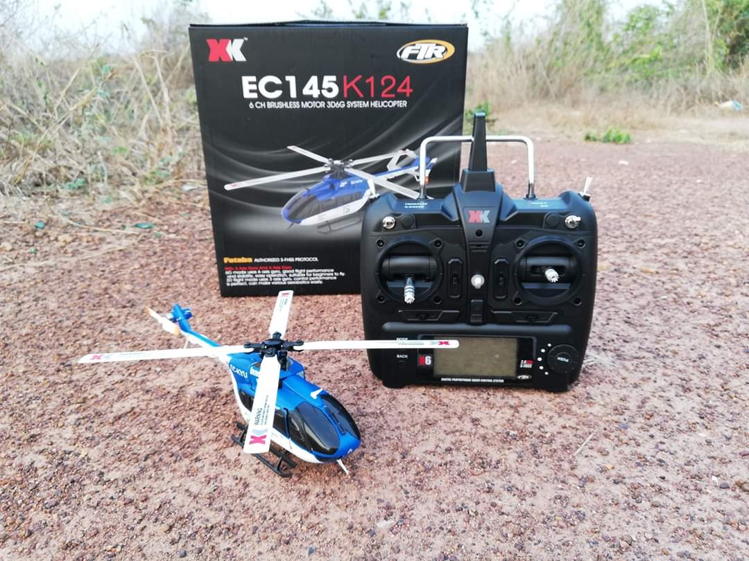 เฮลิคอปเตอร์ XK K124 6CH Brushless EC145 3D6G