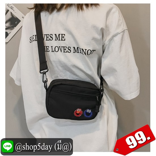 ⚡️กระเป๋าสะพายข้าง EM สุดน่ารัก 🤩 ELmo (เอลโม่)