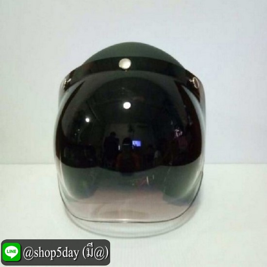 ALTRAX หมวกกันน็อควินเทจคลาสสิค ราคาถูก รุ่น MAX SPEED นวมถอดซักได้ พร้อมชิว BUBBLE สีทูโทน