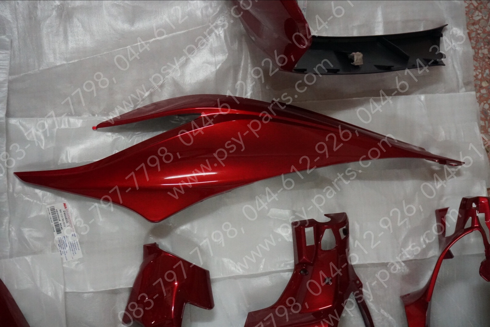 พลาสติกชุด WAVE 110-I/14, WAVE 110-I/12 สีแดงบรอนซ์ (R340)