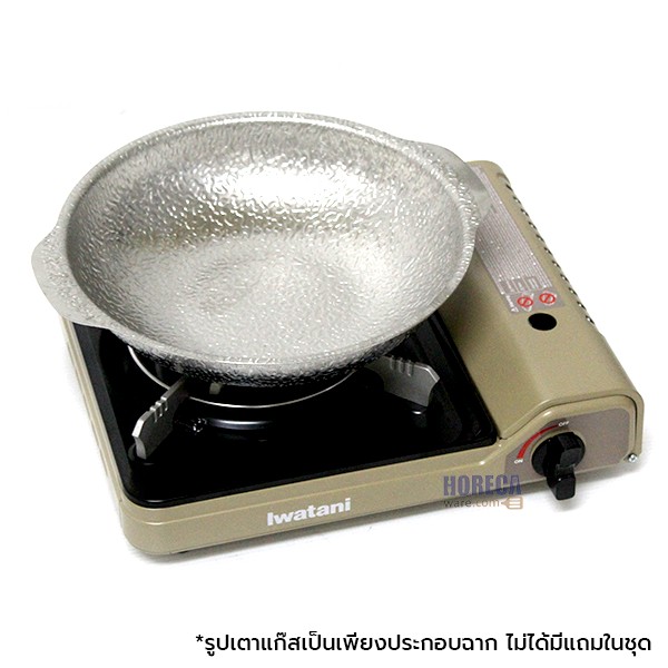 หม้อนาเบะลายค้อนสองหู24ซม. ฮานะ