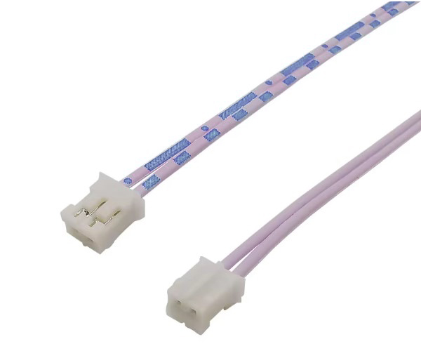 PH2.0 mm double head 20cm. 2PIN (same direction) blue flat cable 2P plug connection terminal