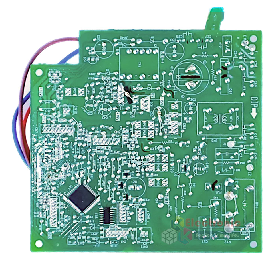แผงบอร์ดควบคุมแอร์คอยเย็นSHARP-ชาร์ป รุ่น AH-PGX18-อะไหล่ใหม่แท้บริษัท