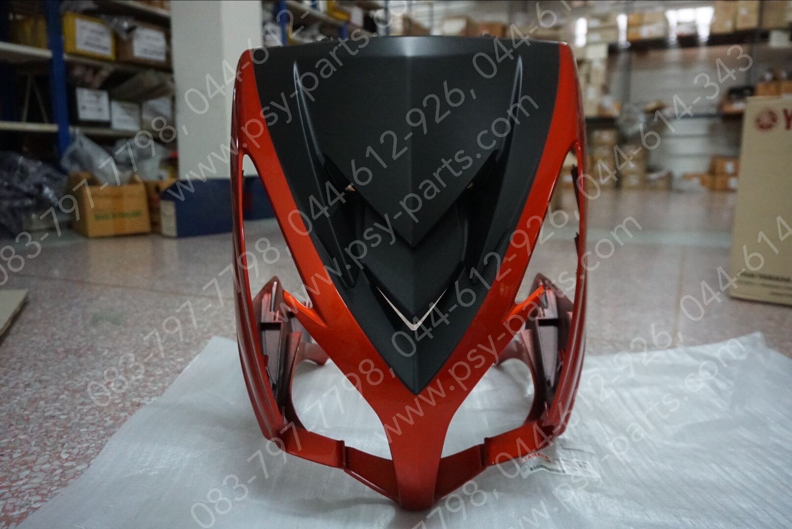 บังลม MIO ไฟคู่ แท้ๆ สีแดง/ดำด้าน 19S-F8311-00-2X Yamaha
