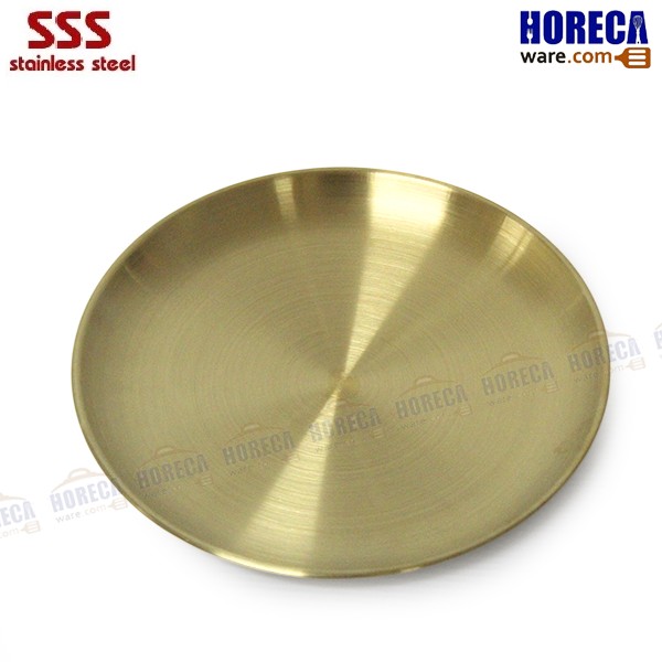 Korean gold plate 23 cm. 3S