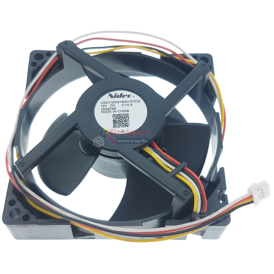 พัดลมตู้เย็นโนฟรอส HAIER-(ไฮเออร์)สำหรับรุ่น HRF-230M/HRF-260M*อะไหล่แท้ DC 12V 0.14A* U92C12MS1BA3-57Z32