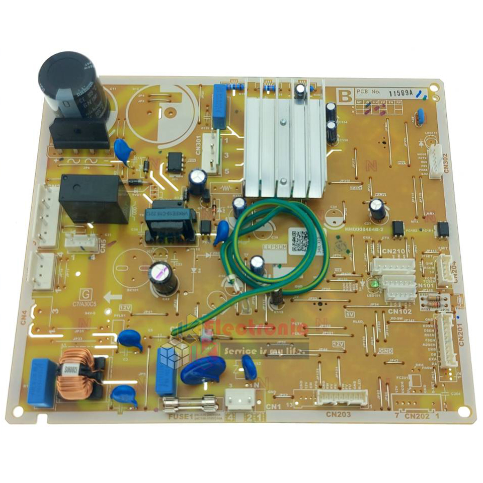 แผงบอร์ดตู้เย็น HITACHI(ฮิตาขิ)รุ่น*R-VGX350PF/R-VX350PF*อะไหล่แท้*ใช้ได้กับทุกรุ่นที่ทางร้านระบุไว้