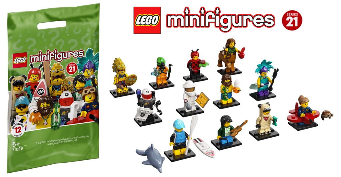 LEGO เลโก้ 71029 Collectible Minifigures Series 21 (ครบชุด 12 ตัว)