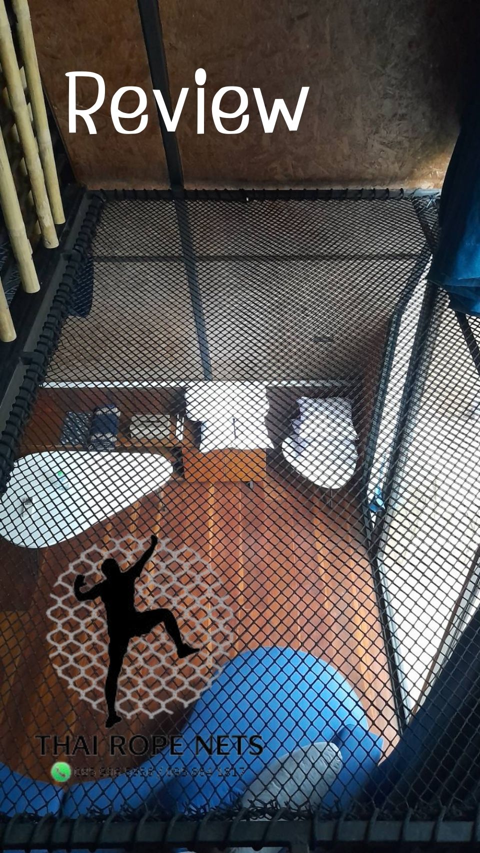 รีวิวตาข่ายเปลนอน ไร้ปม ตาข่ายเปลนอนตามร้านอาหาร คาเฟ่ ตาข่ายนั่งเล่นตามร้านกาแฟ