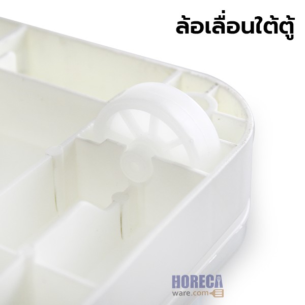 ตู้ลิ้นชัก 4ชั้น 5ช่อง มีล้อ XL-840 ตราคีย์เวย์