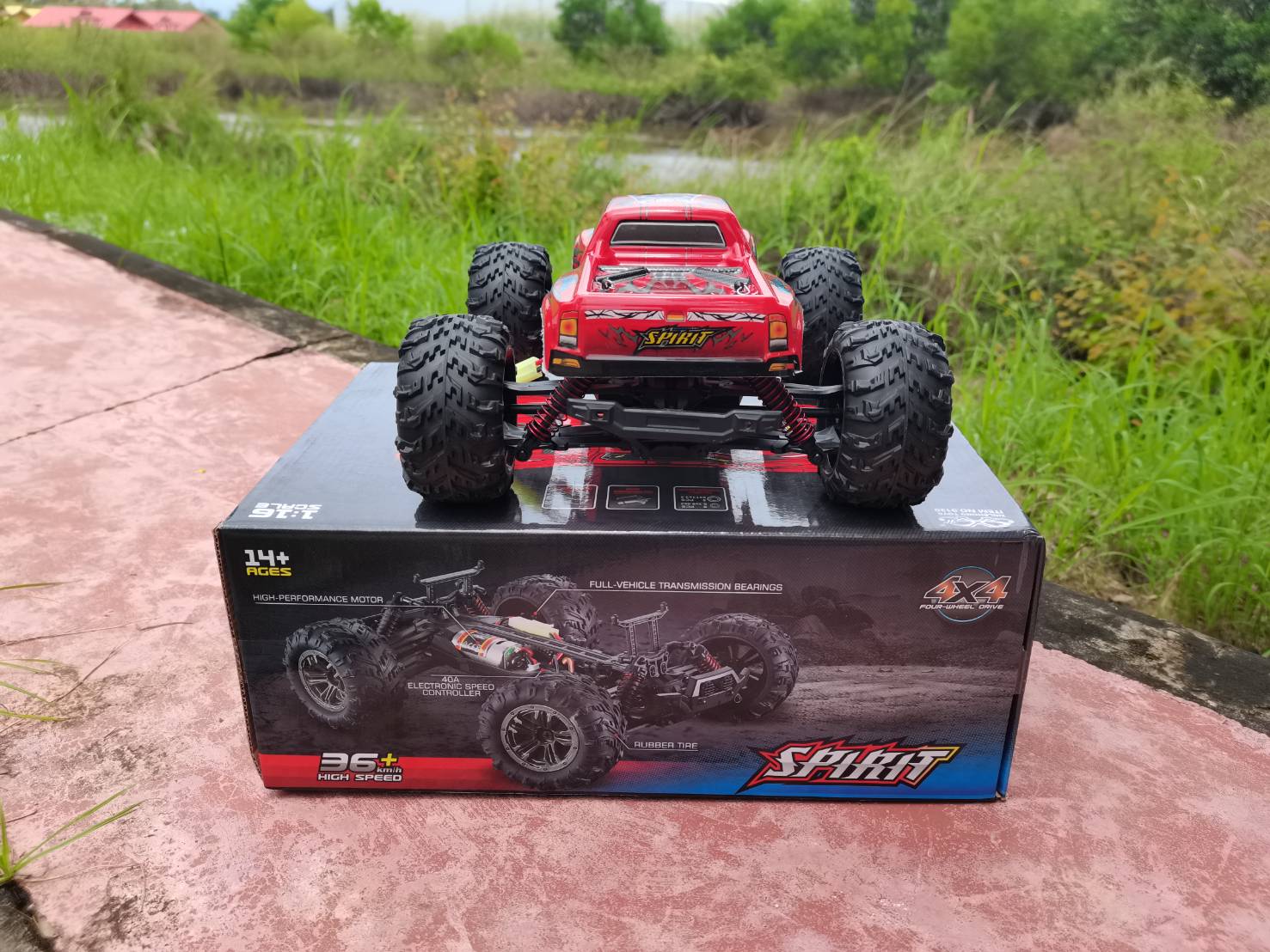 รถบังคับวิทยุ Xinlehong RC 9130 2.4.GHZ 1/16 4WD ความเร็ว.36 กม./ชม. ระบบไฟฟ้า RTR ความเร็วสูงชุดพร้อมเล่น