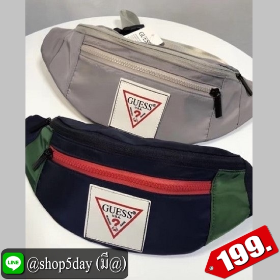 ♨️ กระเป๋าคาดอก-เอว GUESS งานป้าย ผ้าลื่น (2020)