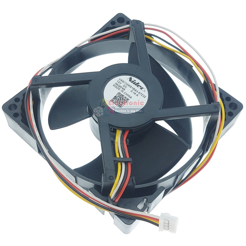 พัดลมตู้เย็นโนฟรอส HAIER-(ไฮเออร์)สำหรับรุ่น HRF-230M/HRF-260M*อะไหล่แท้ DC 12V 0.14A* U92C12MS1BA3-57Z32