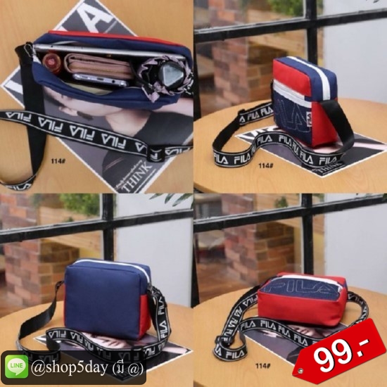 🔥กระเป๋าแฟชั่น สะพายข้าง Fila ฟิล่า No.flla 99-B