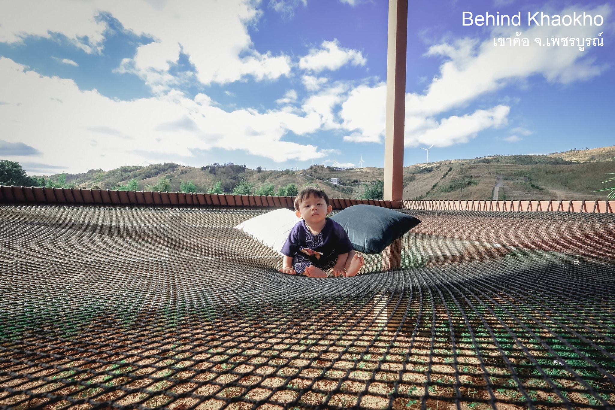 Hammock เปลตาข่ายนั่งเล่น ตาข่ายเช็คอินคาเฟ่ ตาข่ายกันตก