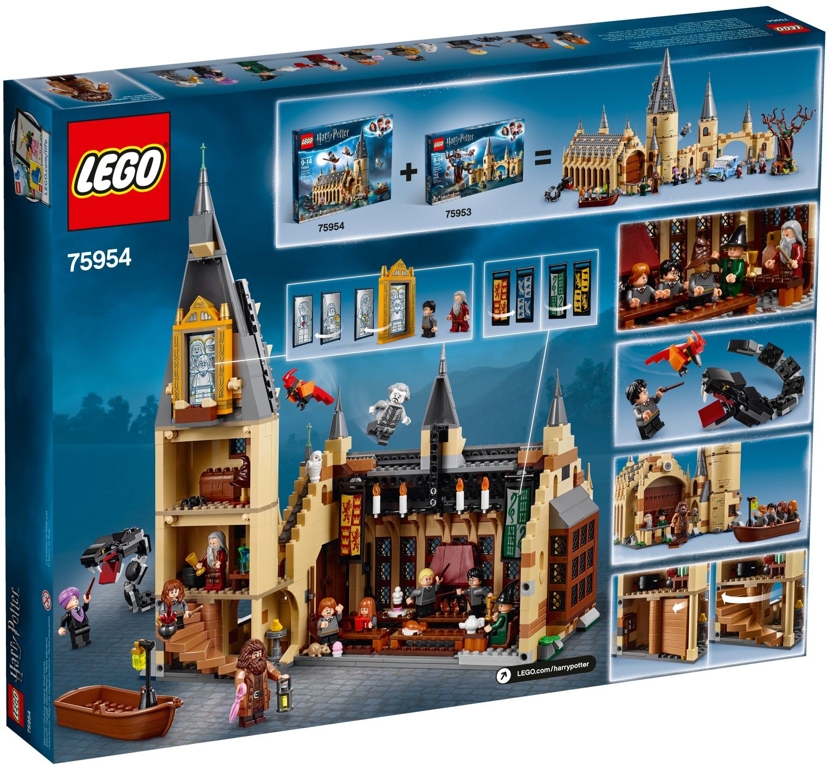 LEGO เลโก้ 75954 Harry Potter Hogwarts Great Hall