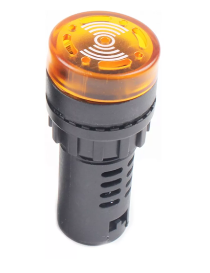 AD16-22SM 220V 22mm. flash Light Yellow color with sound buzzer alarm