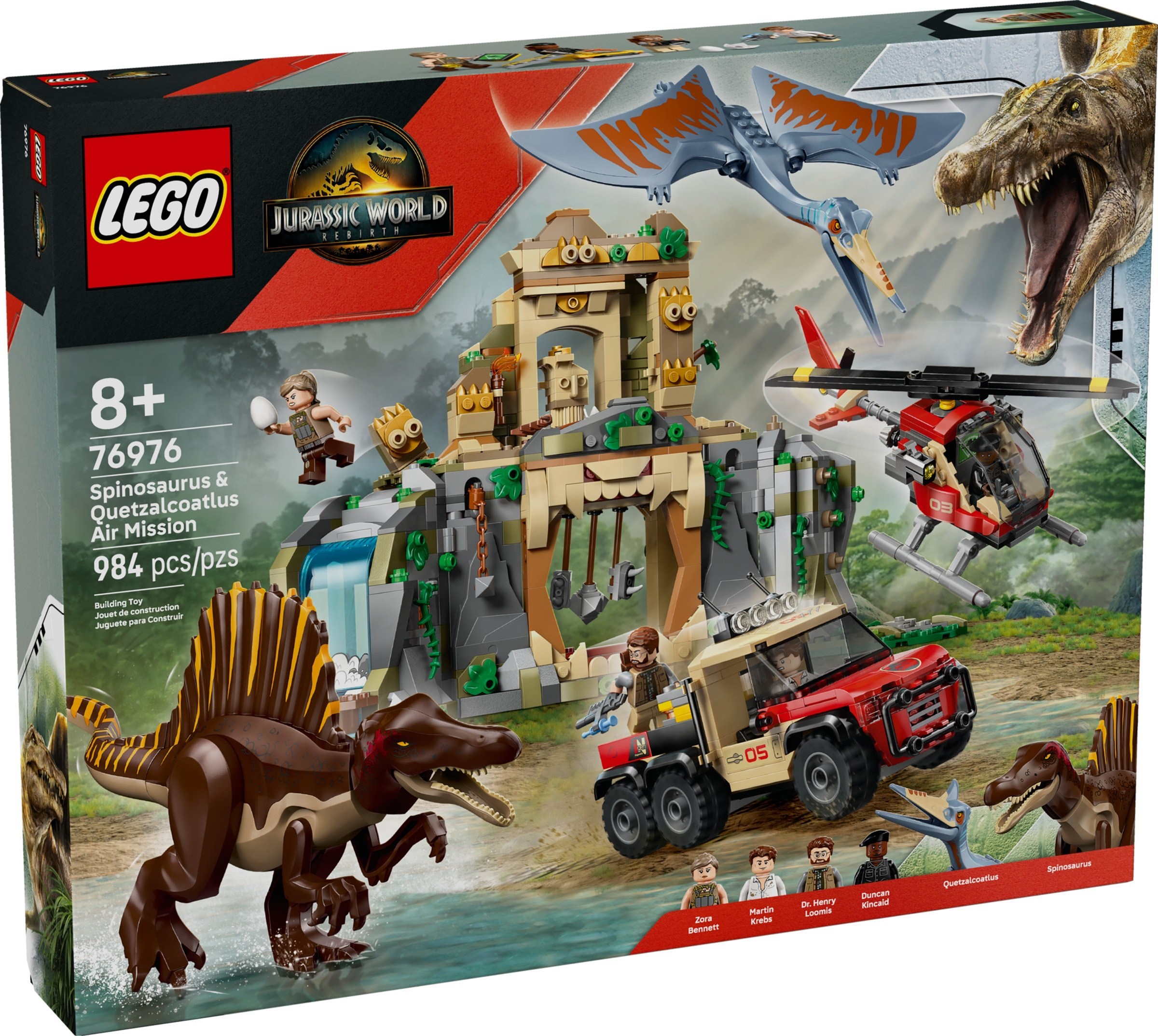 LEGO Jurassic World เลโก้ 76976 Spinosaurus & Quetzalcoatlus Air Mission