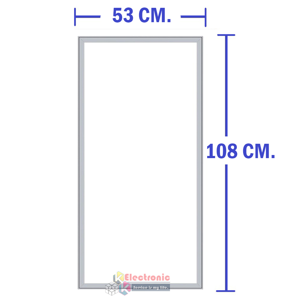 ขอบยางประตูตู้เย็น Toshiba-(โตชิบา)สำหรับรุ่น GR-B183Z/GR-B185Z/GR-B187T อะไหล่แท้ ใส่ง่าย ขนาด 49*89 เซนติเมตร-ขอบยางแบบศรกดตามร่อง