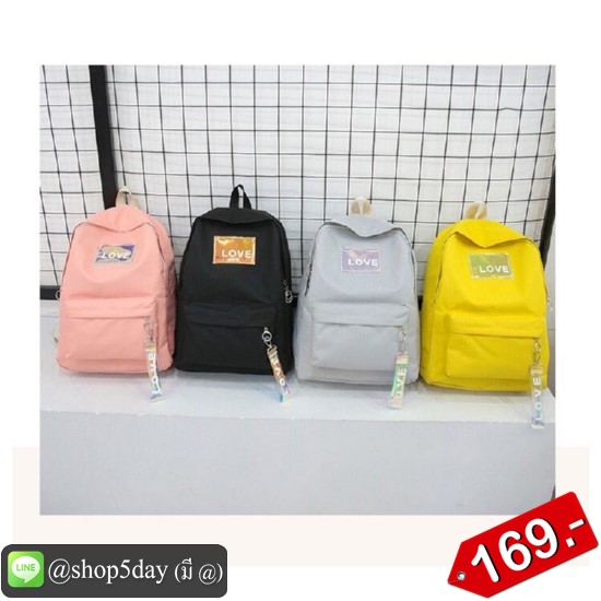 กระเป๋าเป้ สะพายหลัง Korean แฟชั่น หวานๆ