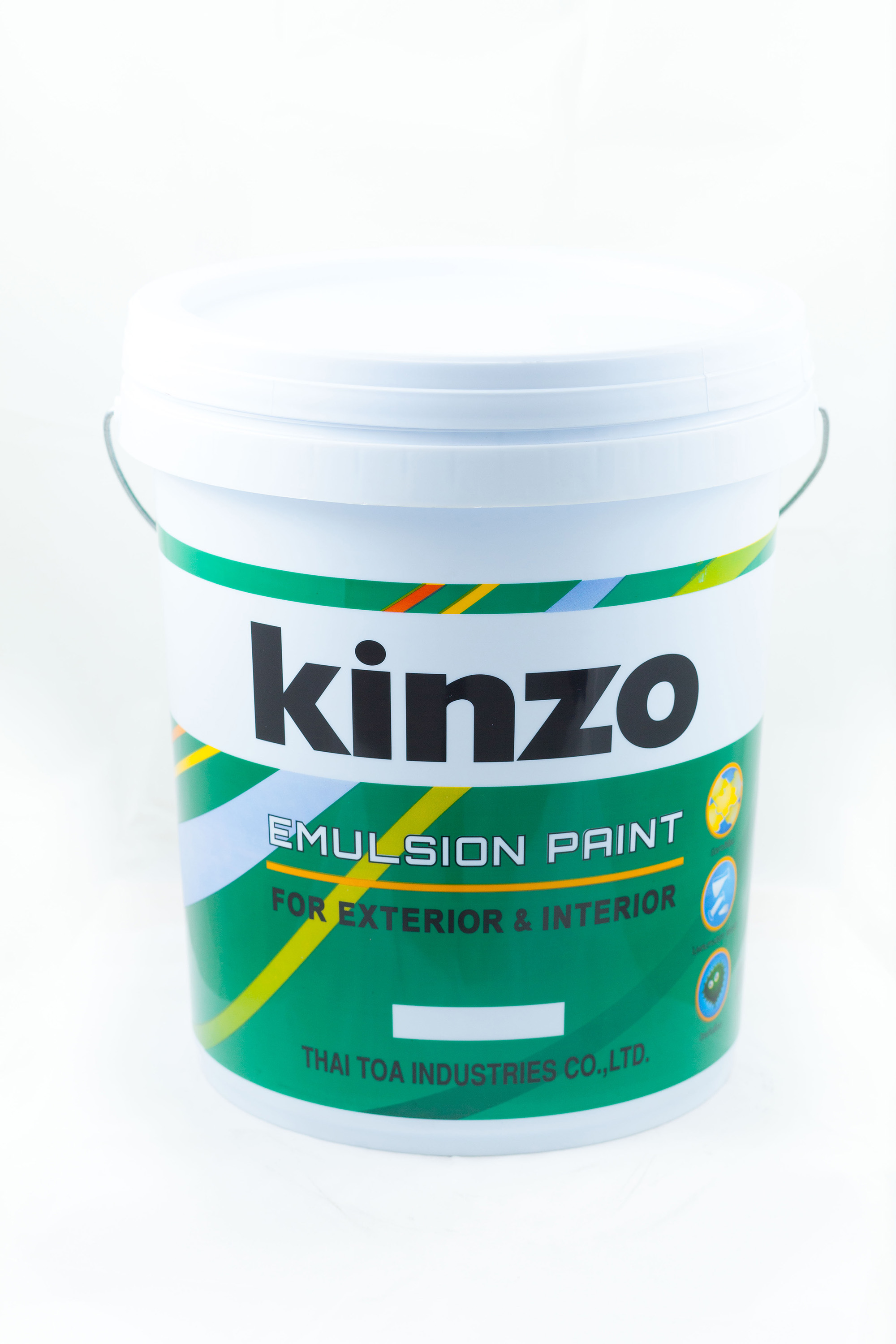 สีอิมัลชัน kinzo สำหรับภายนอก (เฉดธรรมดา)
