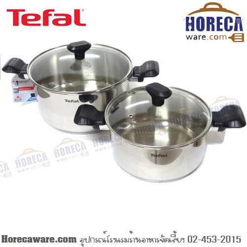 [Comfort Max] ชุดหม้อสเตนเลส 6ชิ้น (หม้อ3 ฝา3) ทีฟาล์ว [TF-maxset2]