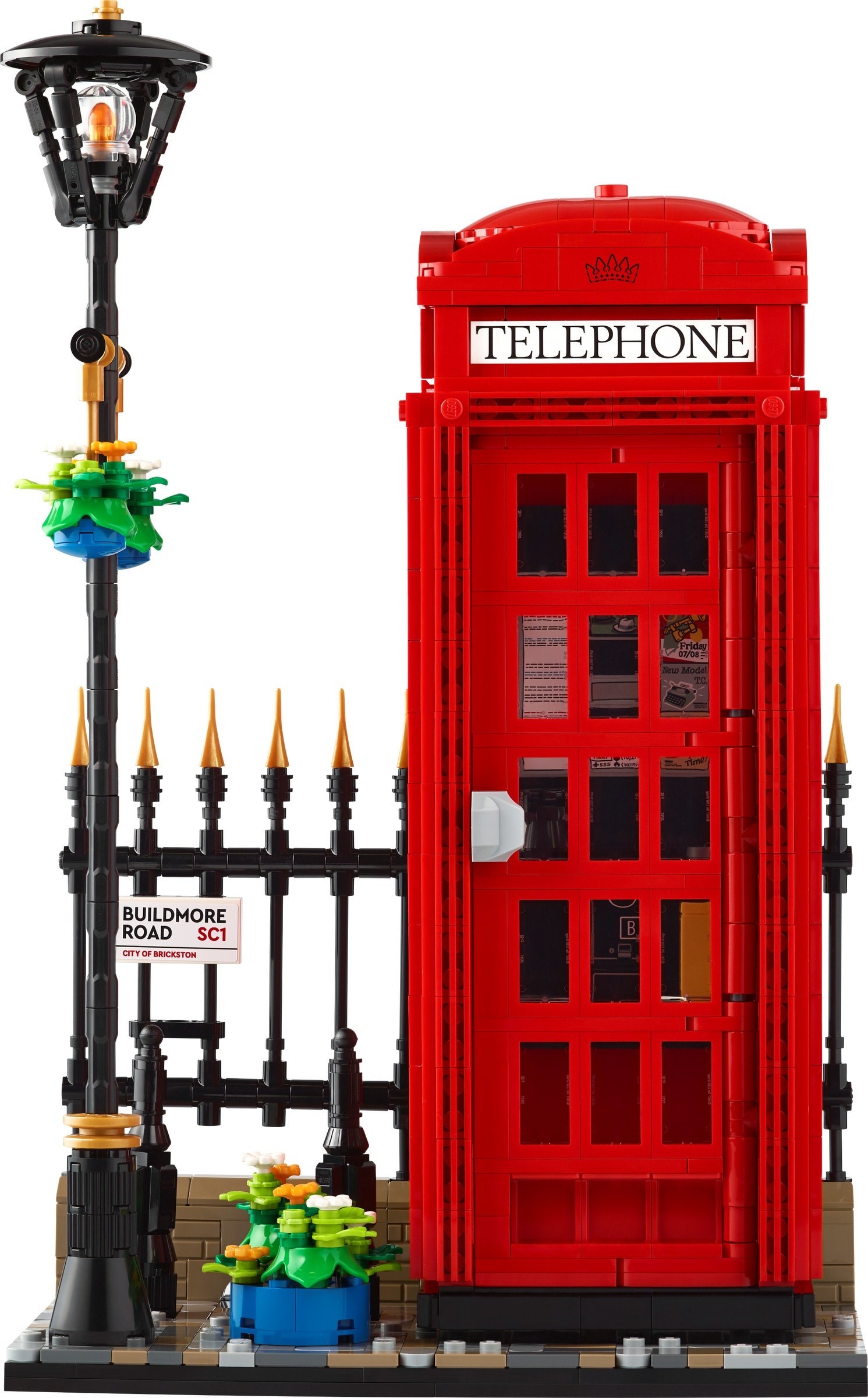 LEGO เลโก้ 21347 Red London Telephone Box