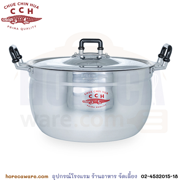 Crocodile brand aluminum pot, No. 28 [cr01128]