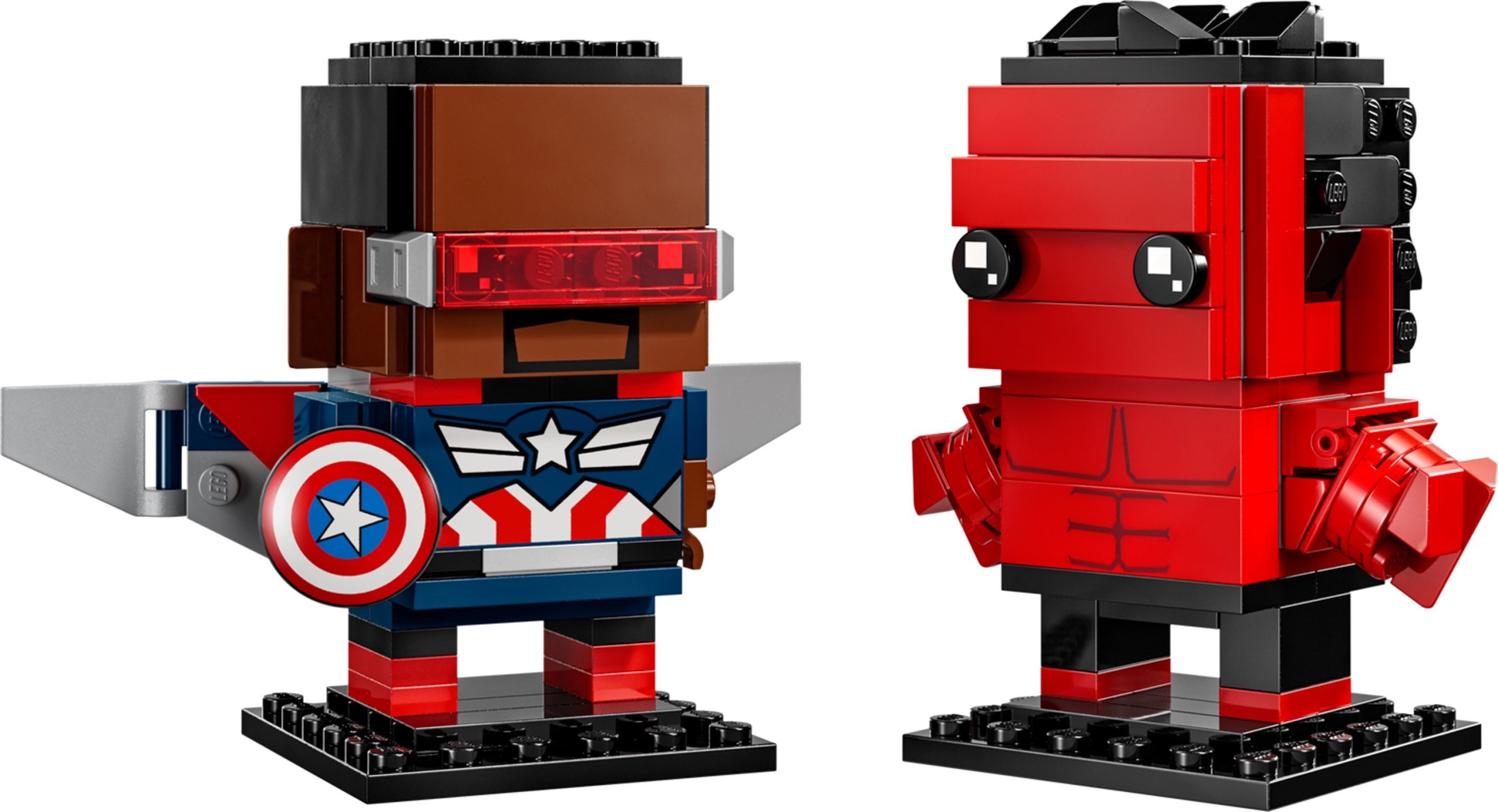 LEGO Brickheadz เลโก้ 40668 Captain America & Red Hulk